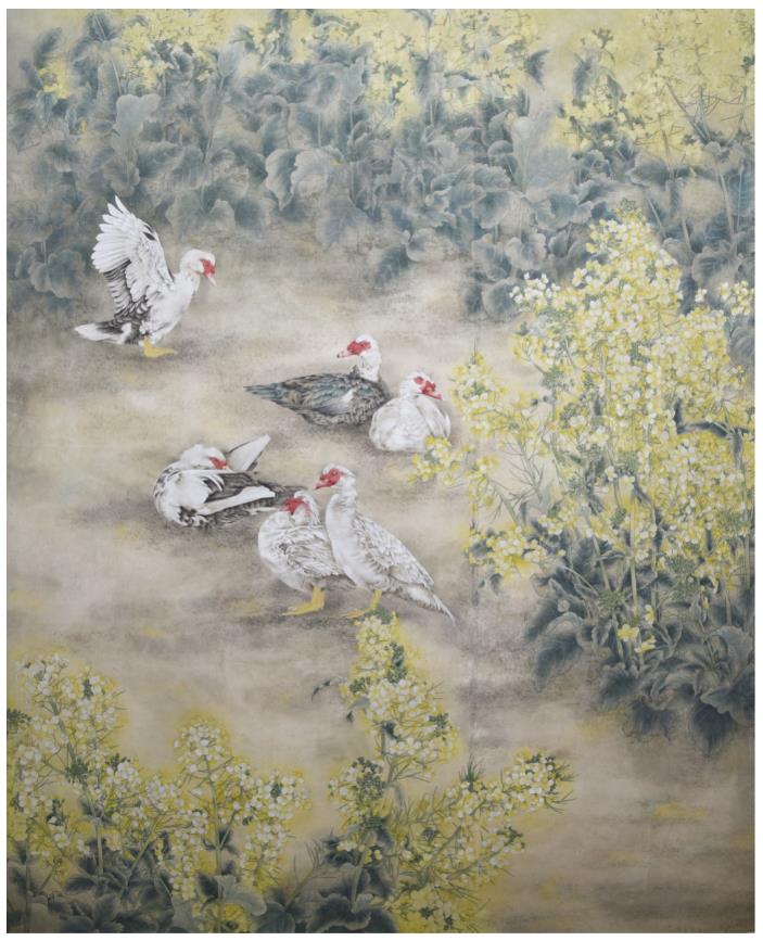 于珍珍  《黄萼裳裳绿叶稠》.jpg