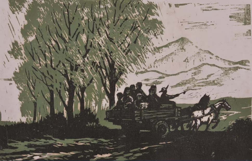 城市来的医务工作者    杜鸿年    21cm×33cm.jpg