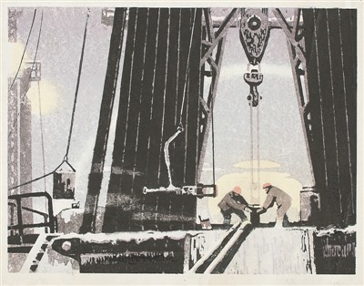 馆藏版画《起钻》 ——李廷甫.jpg 馆藏版画《起钻》 ——李廷甫.jpg