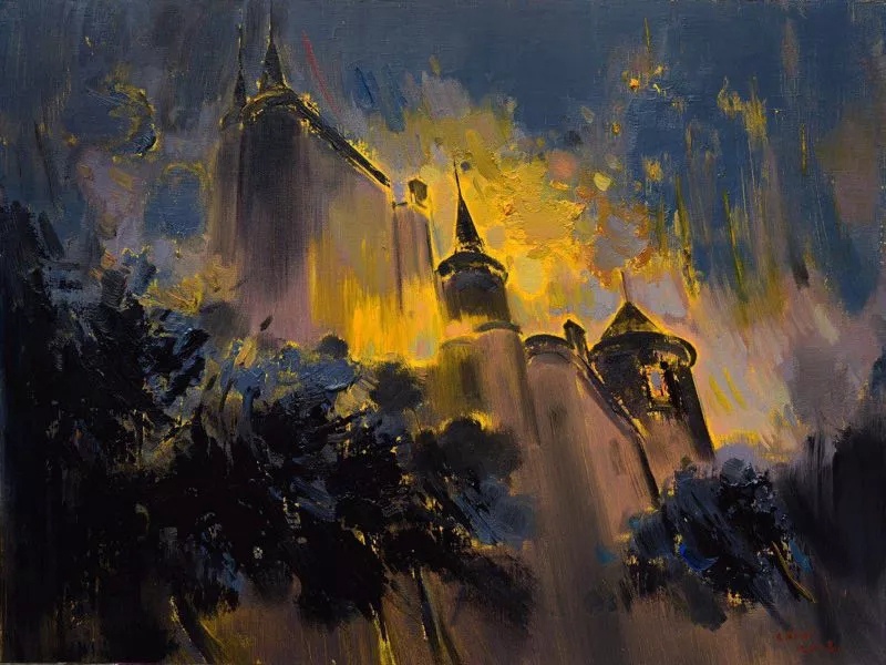 李晓伟  《夜幕》.jpg