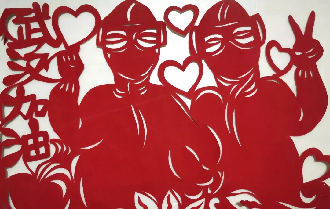 剪纸《战胜疫情 我们在一起》董迎秋.webp.jpg