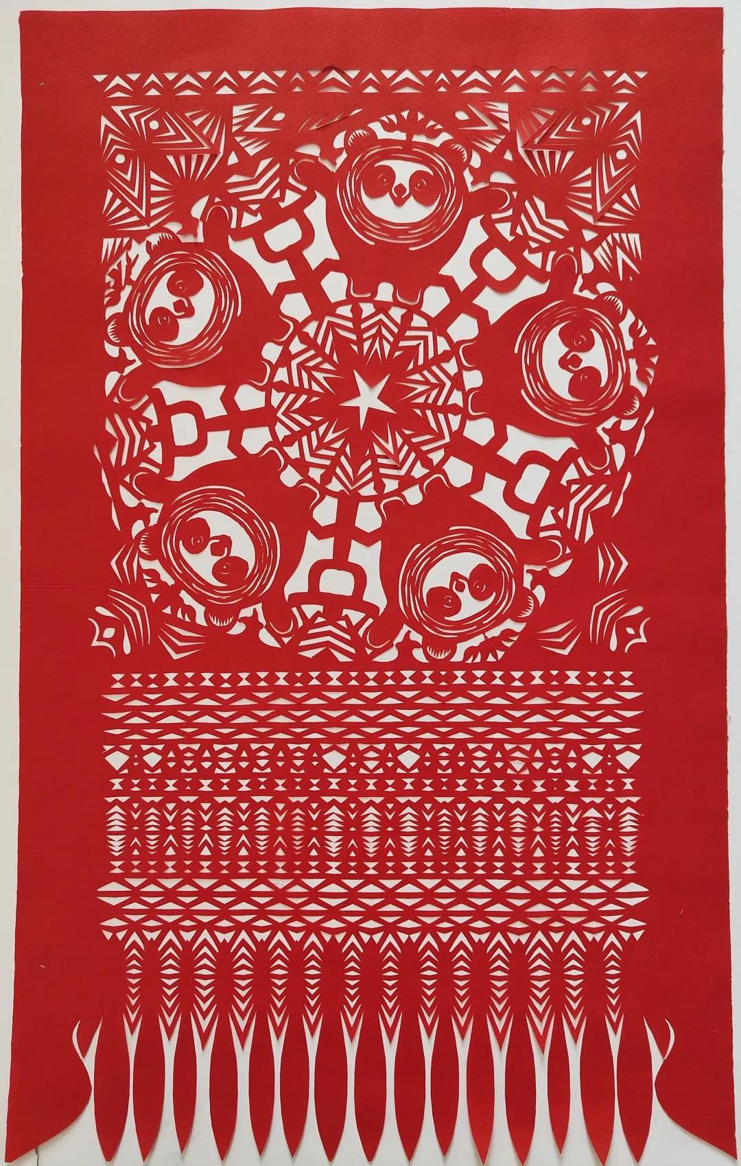 李树曾 剪纸 冰雪迎冬奥.jpg