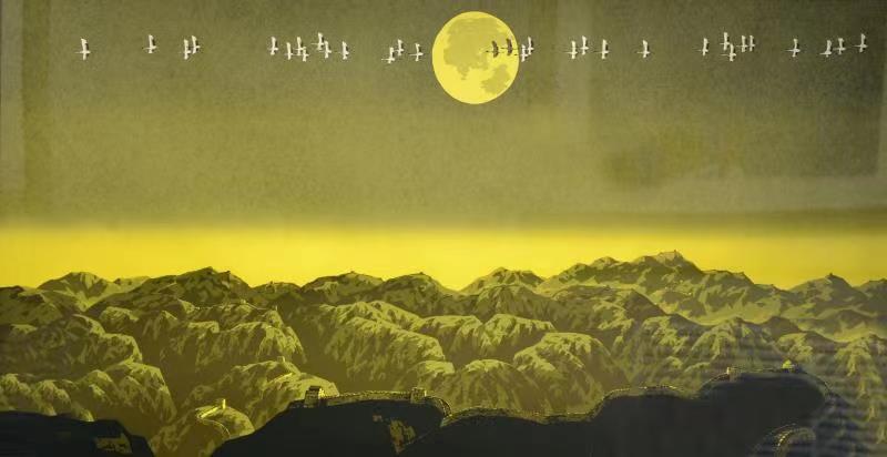 《地久天长》69cm×139cm 版画  2006年.jpg