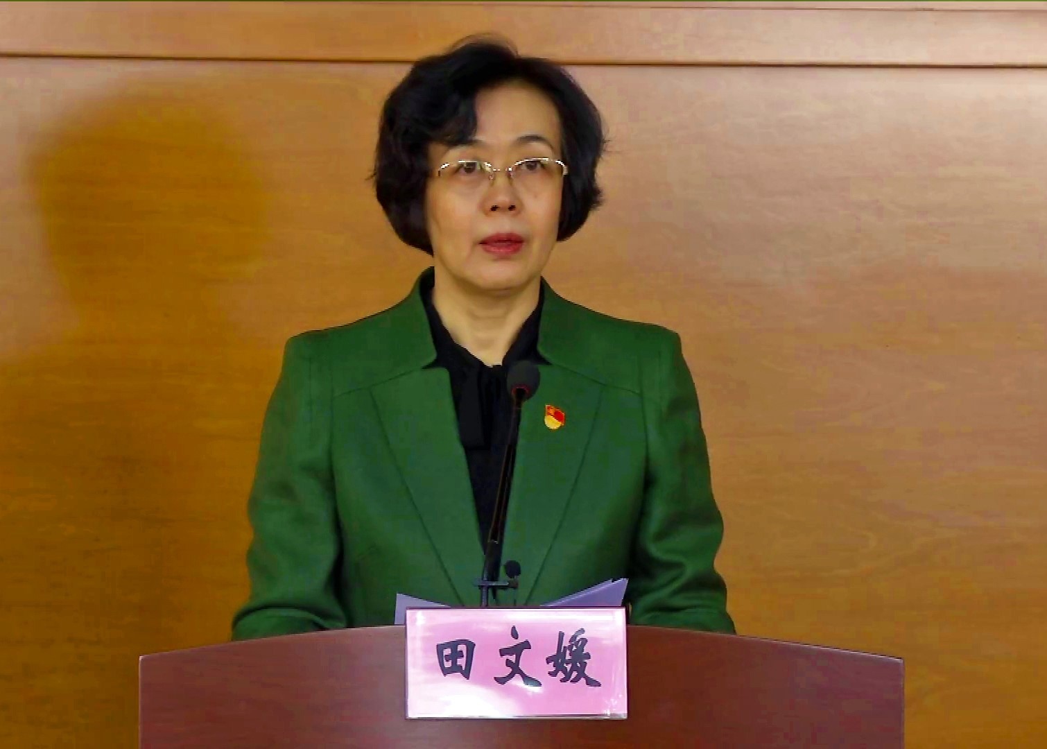 省委宣传部副部长、省文联党组书记、机关党委书记田文媛述职.jpg